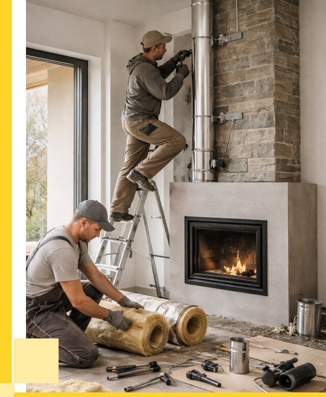 Монтаж дымоходов для каминов в Казани от 15926 р. ЭриданКзн