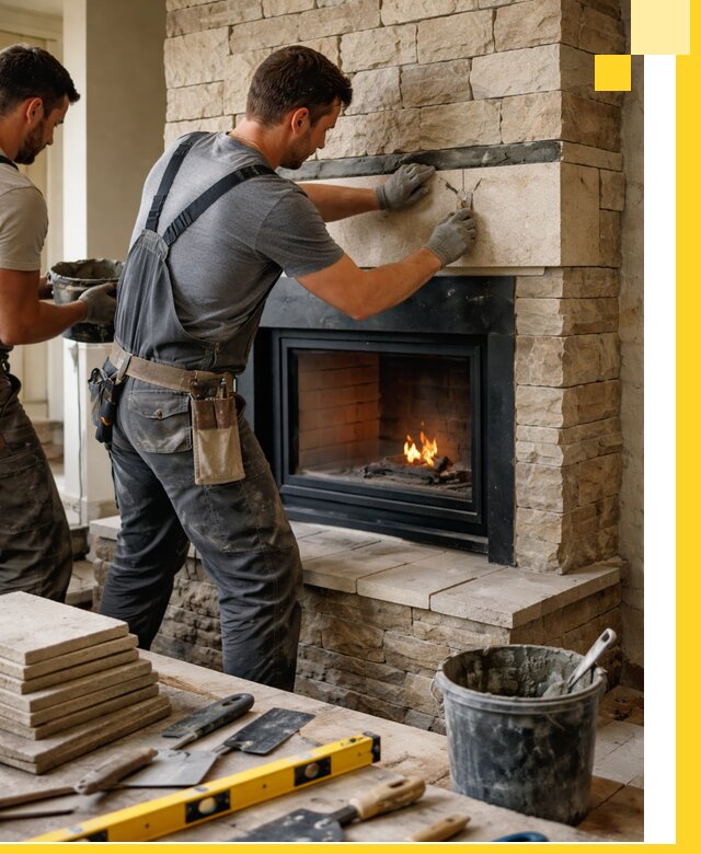 Проектирование и установка открытых каминов в Казани