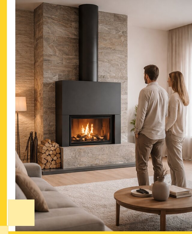 Закрытые камины под ключ в Казани от 127404 р., ЭриданКзн