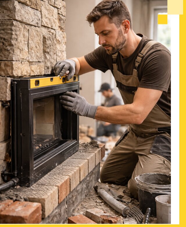 Дровяные камины под ключ в Казани: монтаж, обустройство