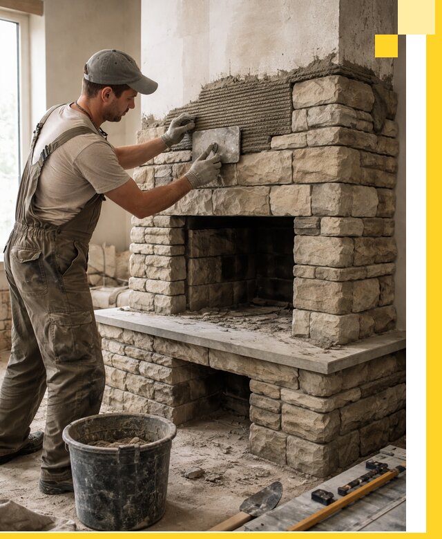 Строительство каминов под ключ в Казани от проектирования до монтажа