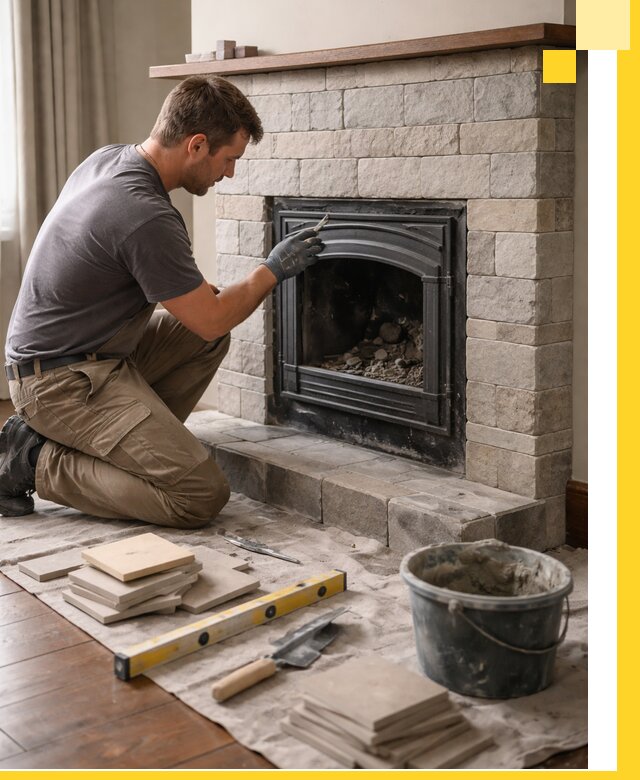 Профессиональный ремонт каминов в Казани восстановление и сервис