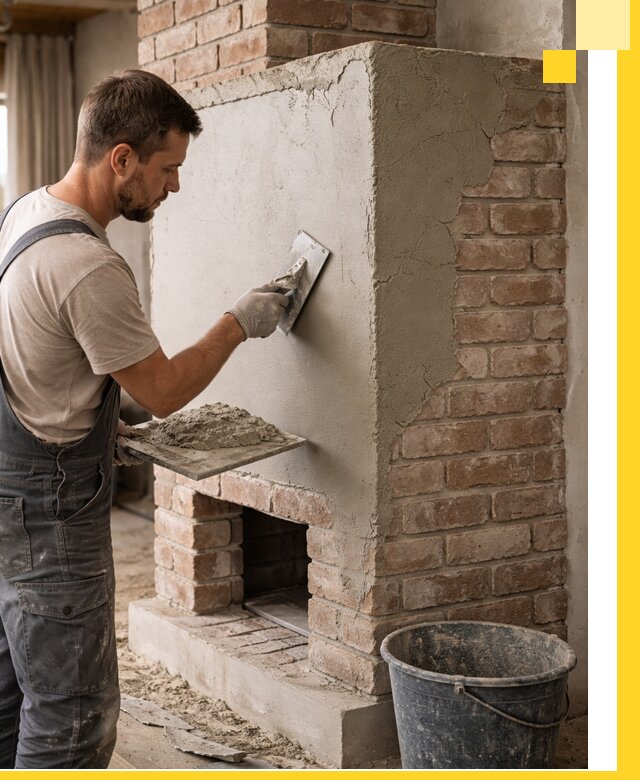 Отделка печей и облицовка каминов в Казани под ключ