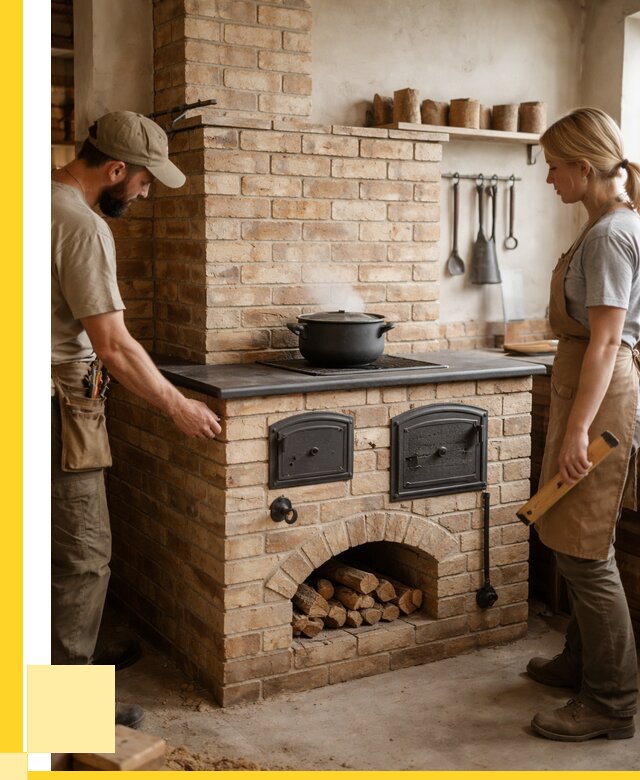 Варочно отопительные печи в Казани от 95553 р. | ЭриданКзн