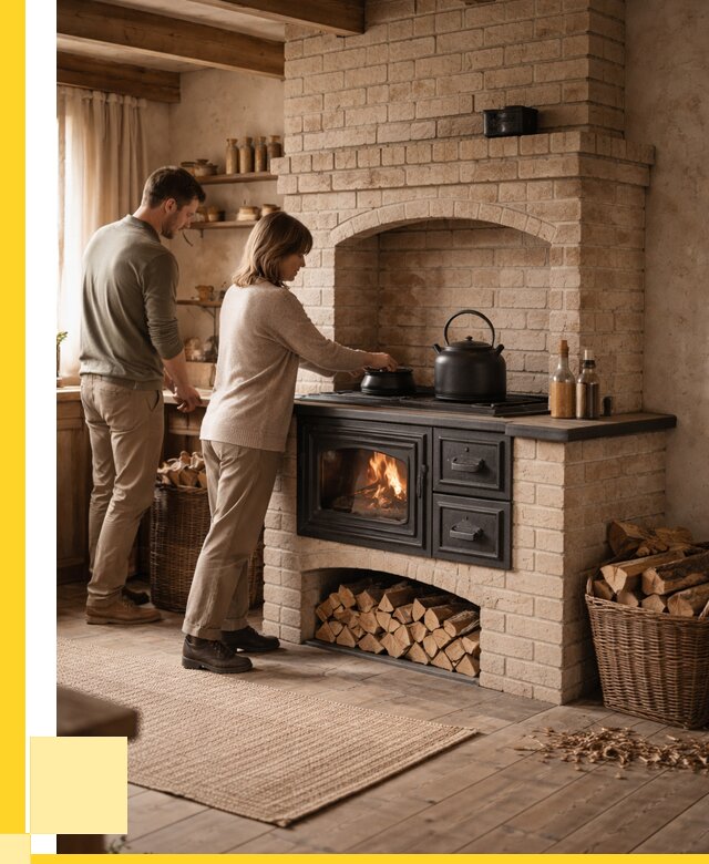 Печи с плитой в Казани от 47777 р. | ЭриданКзн — кирпичная печь