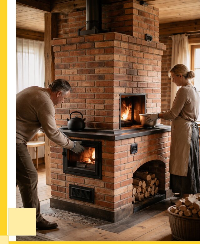 Печи для загородного дома под ключ в Казани от 84936 р. | ЭриданКзн