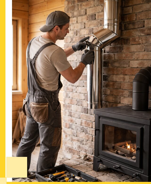 Монтаж дымоходов для печей в Казани от 7963 р. | ЭриданКзн