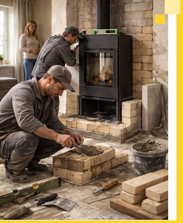 Печи и камины под ключ: проект, установка в Казани