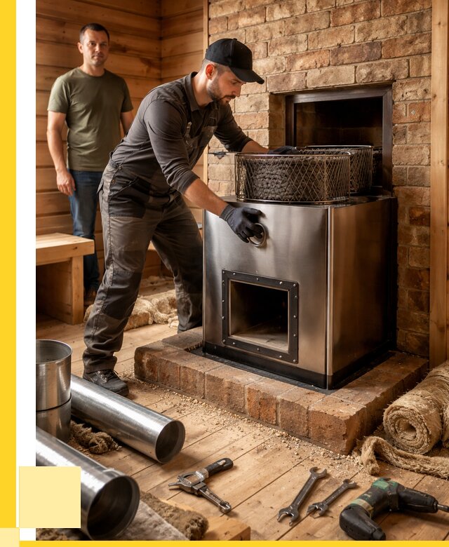 Монтаж банных печей под ключ в Казани от 19111 р., ЭриданКзн