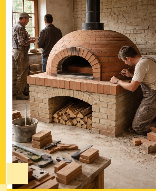 Помпейская печь дровяная для пиццы в Казани | ЭриданКзн от 212340 р.