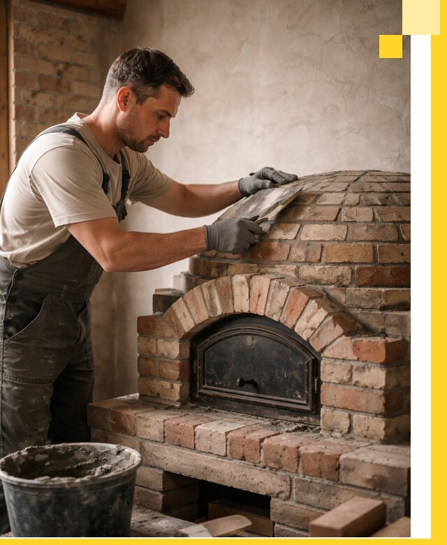 Изготовление и монтаж помпейских печей на заказ в Казани