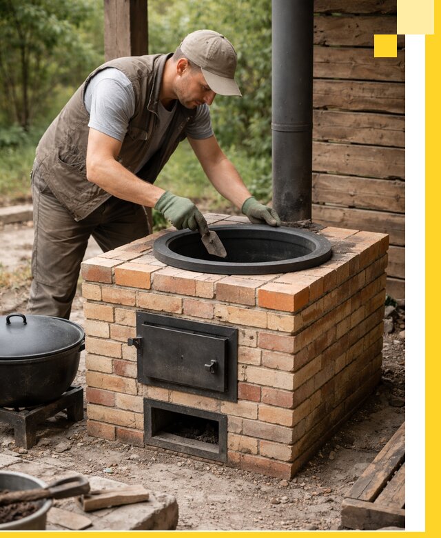 Изготовление и установка печей для казана в Казани под ключ