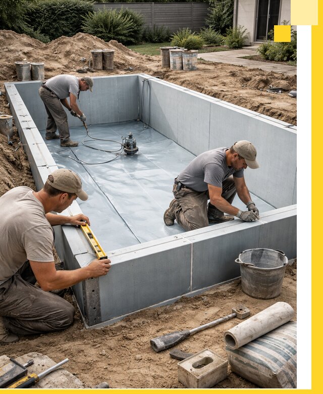 Профессиональный монтаж бассейнов под ключ в Казани с гарантией