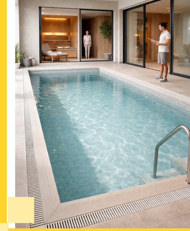 Отделка бассейна пленкой ПВХ в Казани от 3716 р. - ЭриданКзн