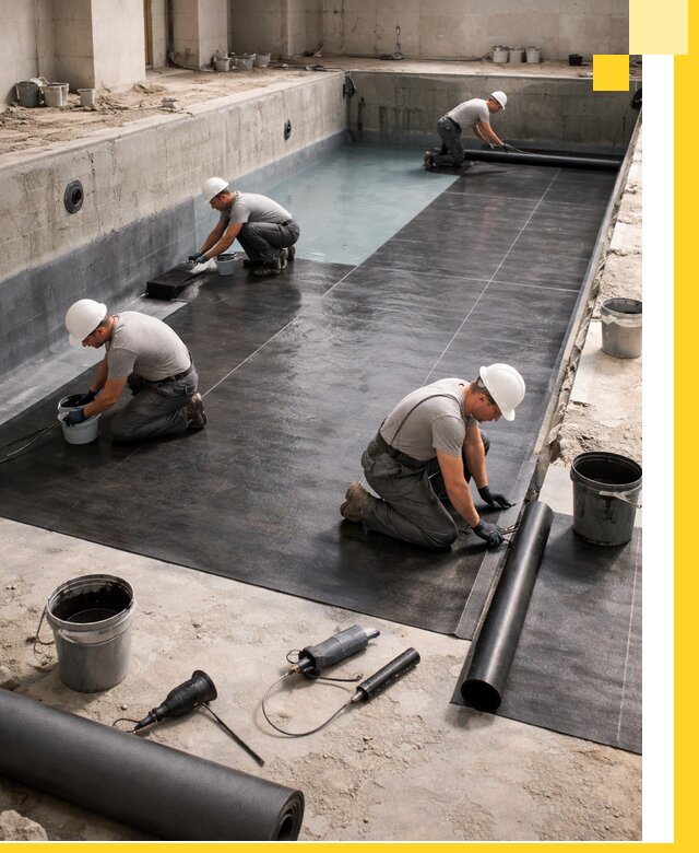 Профессиональная гидроизоляция бассейнов и чаш в Казани под ключ