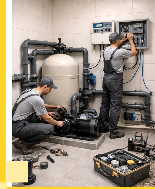 Монтаж оборудования для бассейнов в Казани от 42468 р. | ЭриданКзн