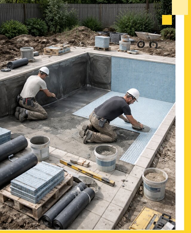 Проектирование и строительство стационарных бассейнов в Казани