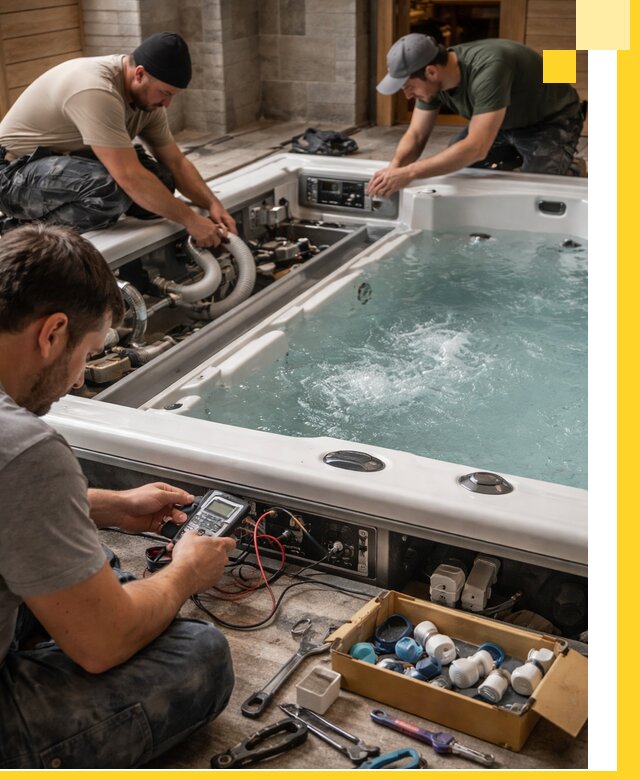 Гидромассажные бассейны под ключ в Казани, дизайн и монтаж