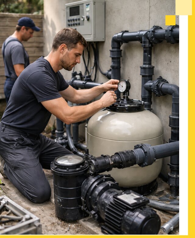 Поставка и монтаж фильтровального оборудования для бассейнов в Казани