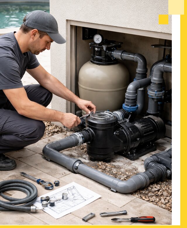 Поставка, монтаж и сервис насосов для бассейнов в Казани