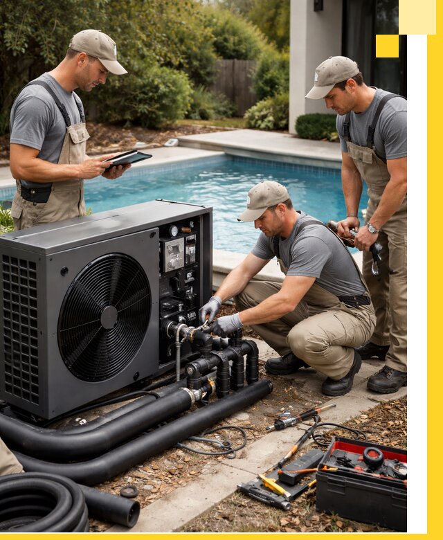 Проектирование и установка тепловых насосов для бассейнов в Казани