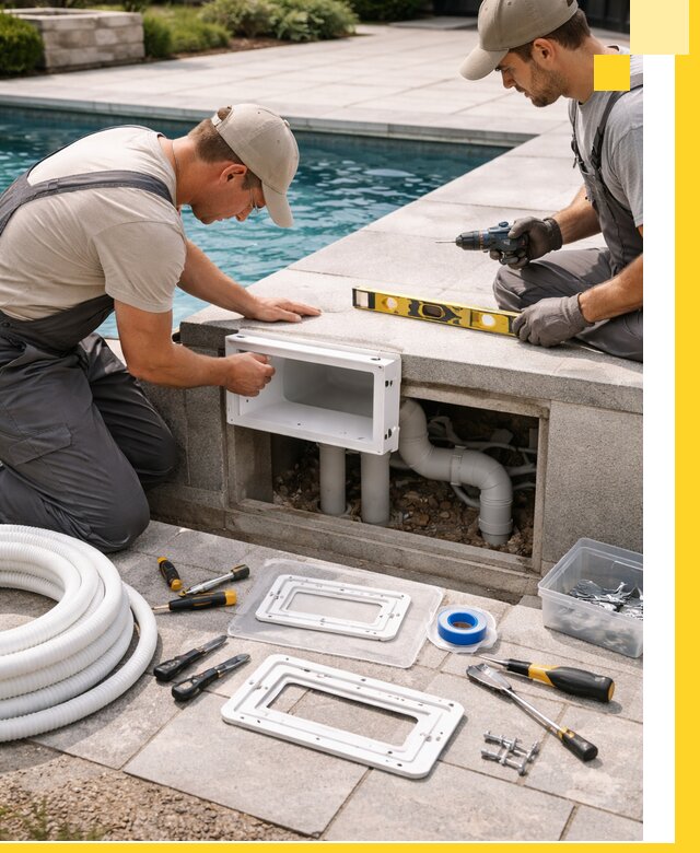 Поставка и установка скиммеров для бассейнов в Казани