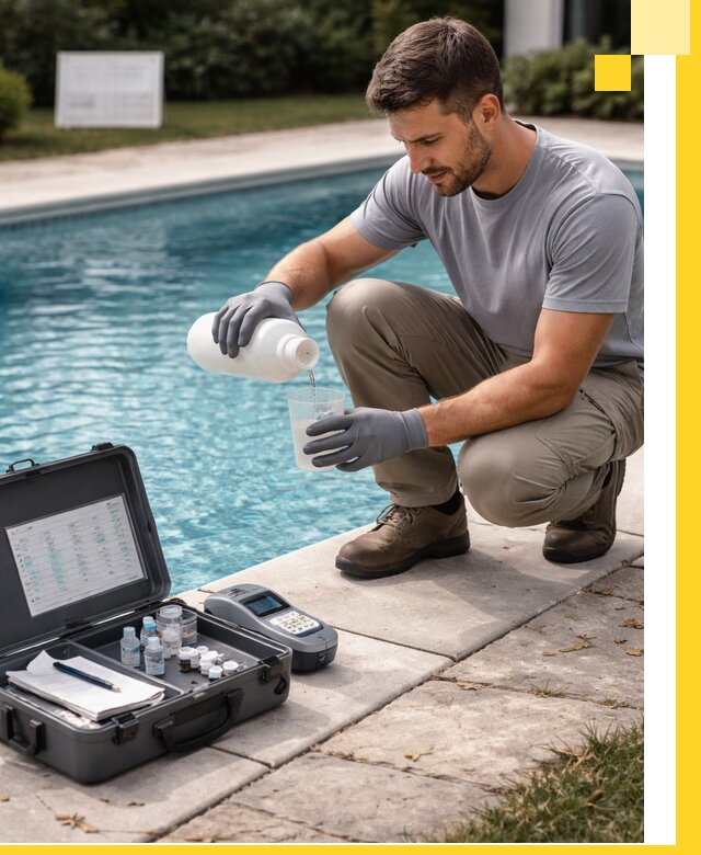 Профессиональная дезинфекция воды в бассейне в Казани