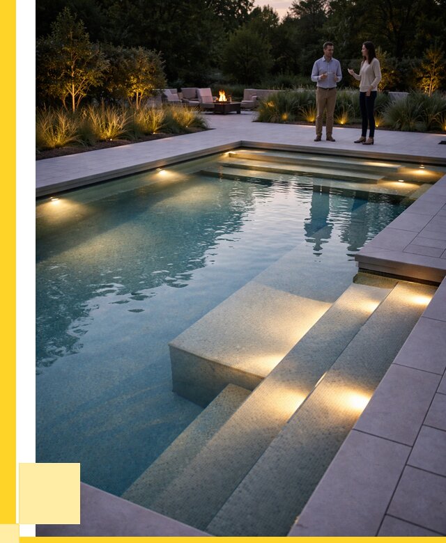 Освещение бассейнов в Казани под ключ от 26543 р. | ЭриданКзн