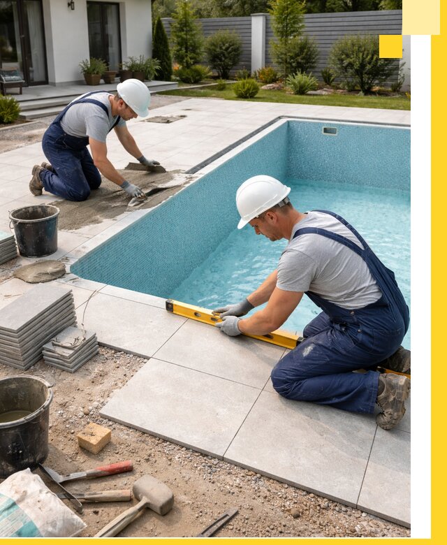 Строительство и монтаж плавательных бассейнов под ключ в Казани