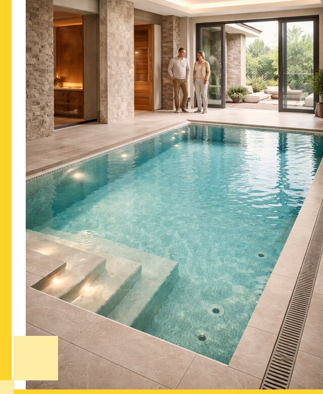 Бассейн во дворе в Казани: проект, отделка от 1274040 р. | ЭриданКзн