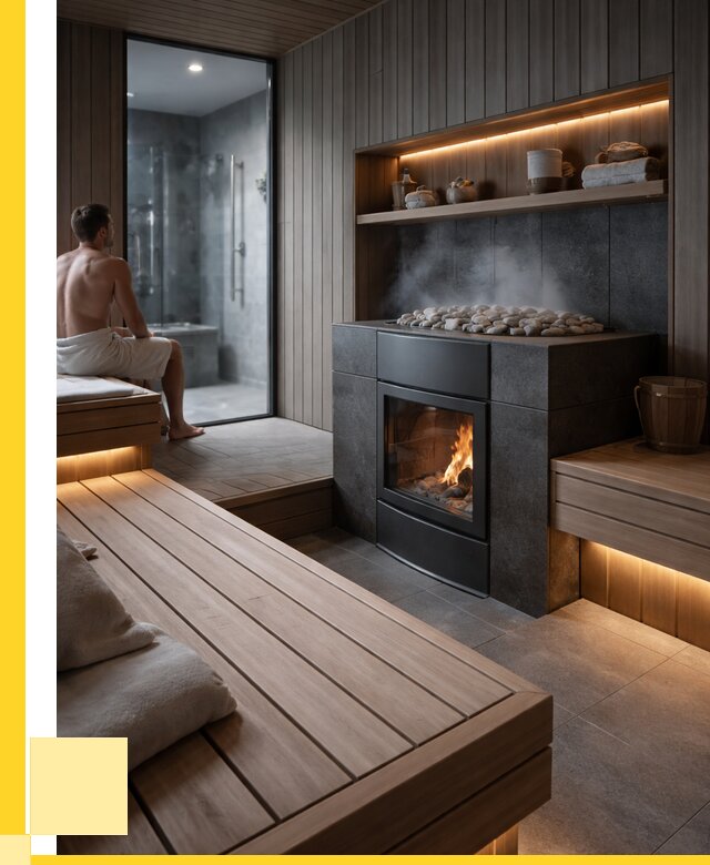 Проект сауны в частном доме в Казани от 37160 р. | ЭриданКзн