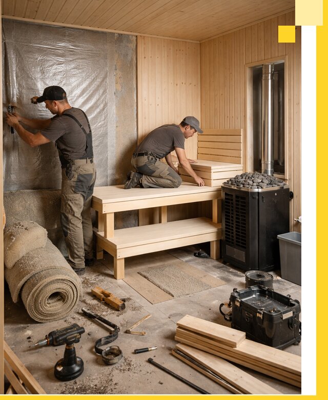 Проекты саун под ключ в Казани дизайн и строительство