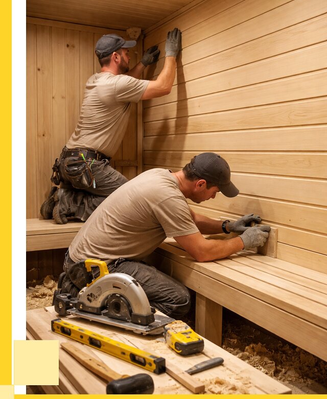 Обшивка саун вагонкой в Казани от 2654 р. | ЭриданКзн