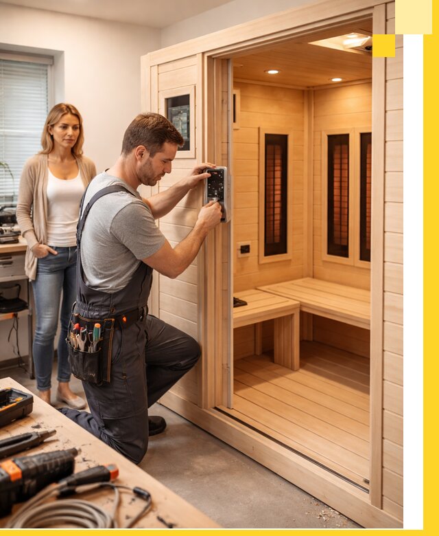 Инфракрасные сауны под ключ в Казани продажа и установка