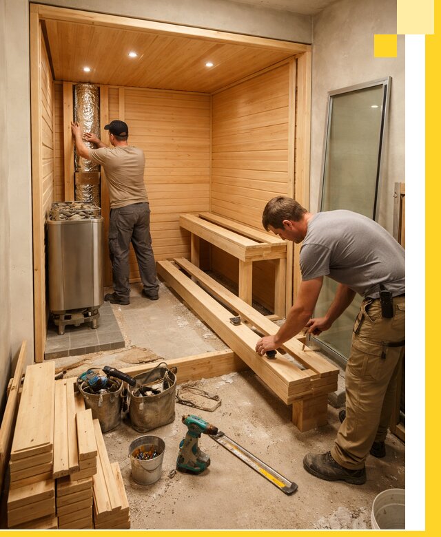 Проектирование и установка домашних саун под ключ в Казани