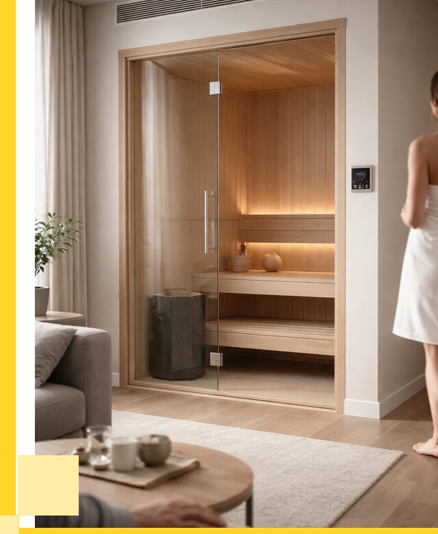 Сауна в квартире под ключ в Казани от 127404 р. ЭриданКзн