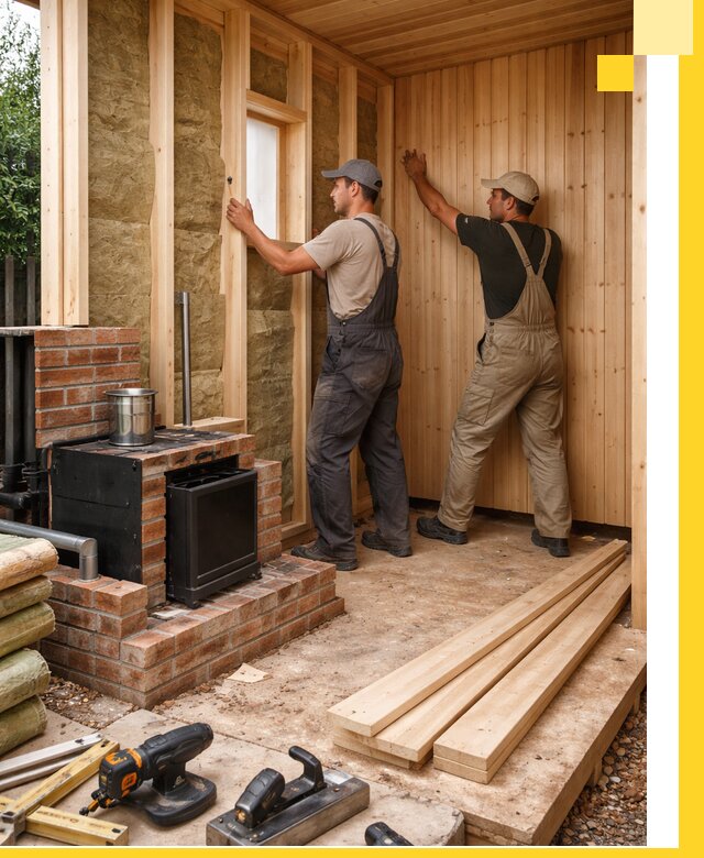 Строительство и установка дачных саун под ключ в Казани