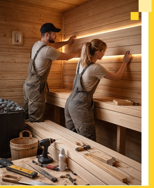 Дизайн саун и бань под ключ с индивидуальным проектом в Казани