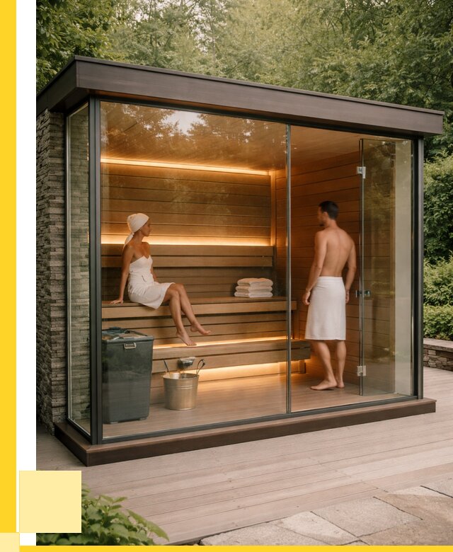 Сауна стеклянная и двери для сауны в Казани от 265425 р. | ЭриданКзн