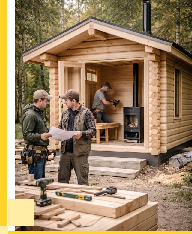 Монтаж бань под ключ в Казани — от 212340 р. | ЭриданКзн