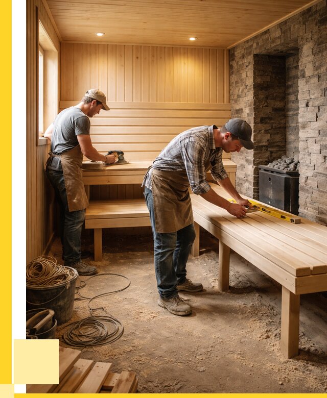 Отделка бани в Казани: внутренняя отделка от 3185 р. | ЭриданКзн