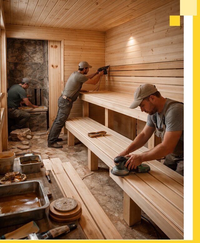 Профессиональная отделка бань в Казани под ключ, с гарантией