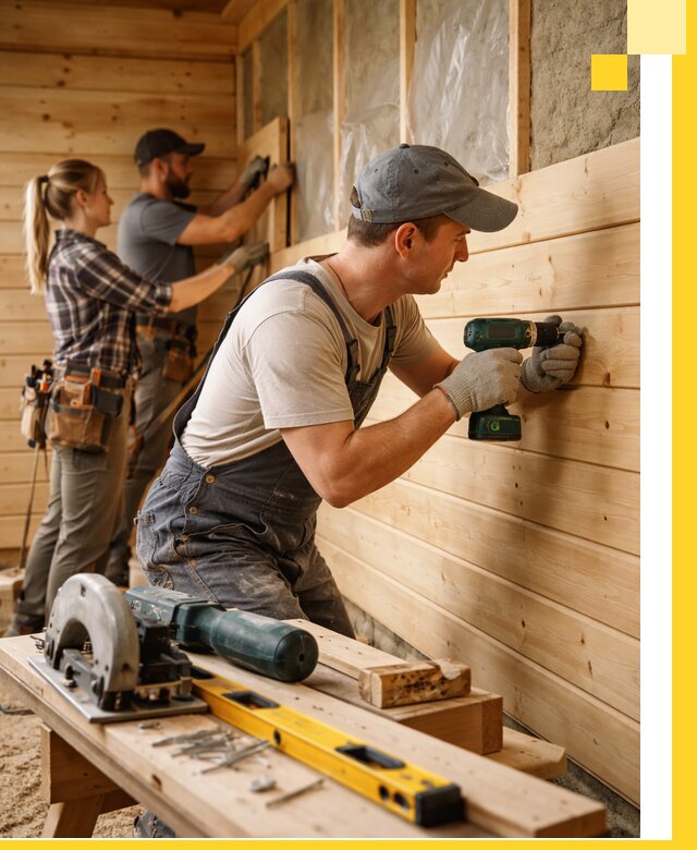 Обшивка бань под ключ в Казани: отделка стен и потолков