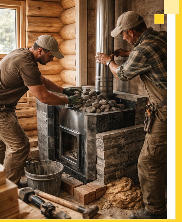 Строительство и отделка русских бань под ключ в Казани