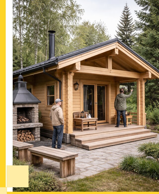 Деревянные бани под ключ в Казани от 477765 р. | ЭриданКзн