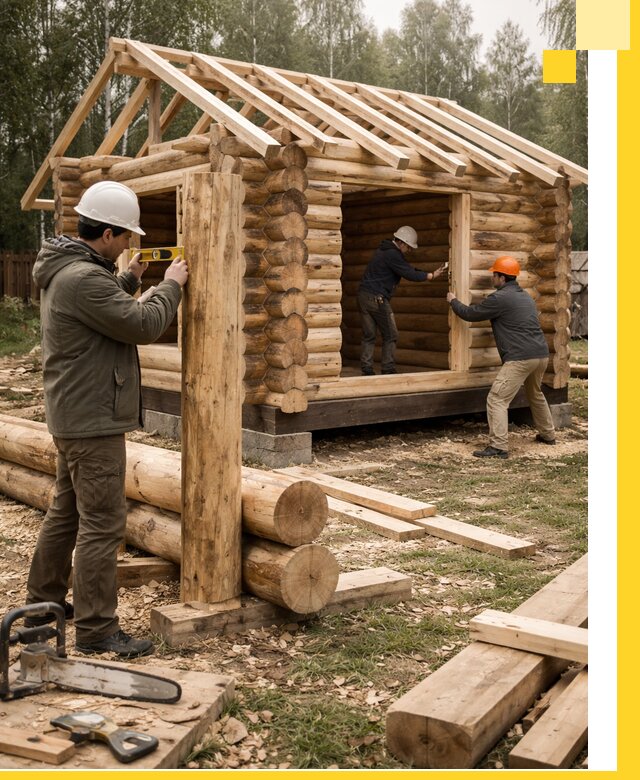 Строительство бань для дачи под ключ в Казани с доставкой и монтажом