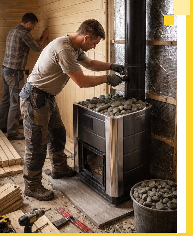 Проектирование и строительство парилок для бани в Казани под ключ