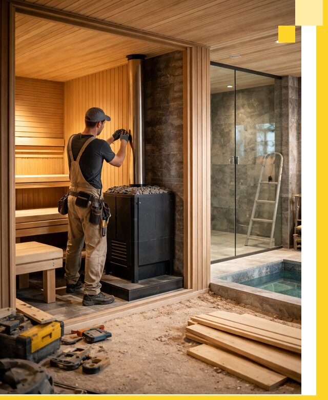 Полное строительство банных комплексов под ключ в Казани