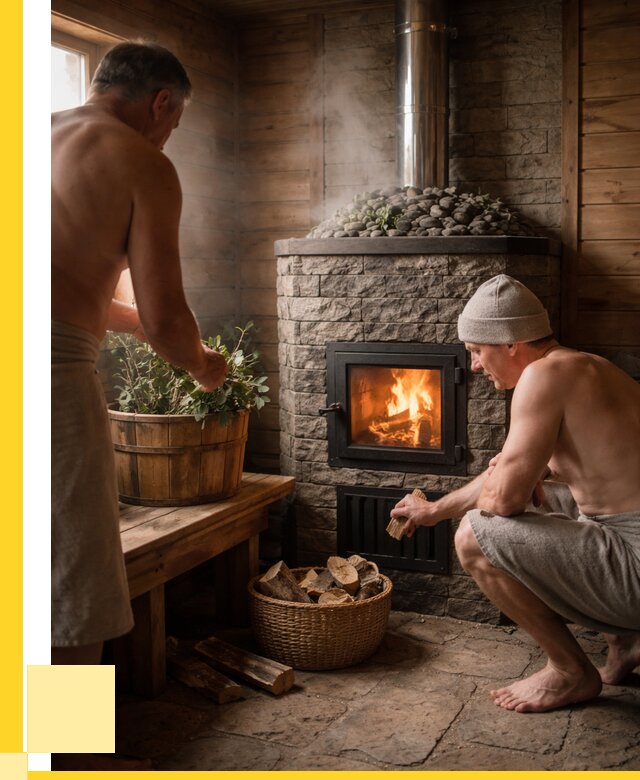 Банные печи под ключ в Казани от 47777 р. | ЭриданКзн кирпичная