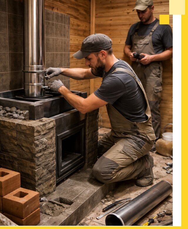 Изготовление и установка банных печей под ключ в Казани